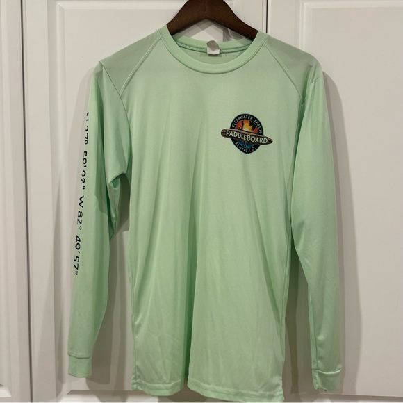 Other - Lime Green Paddleboard Logo Shirt